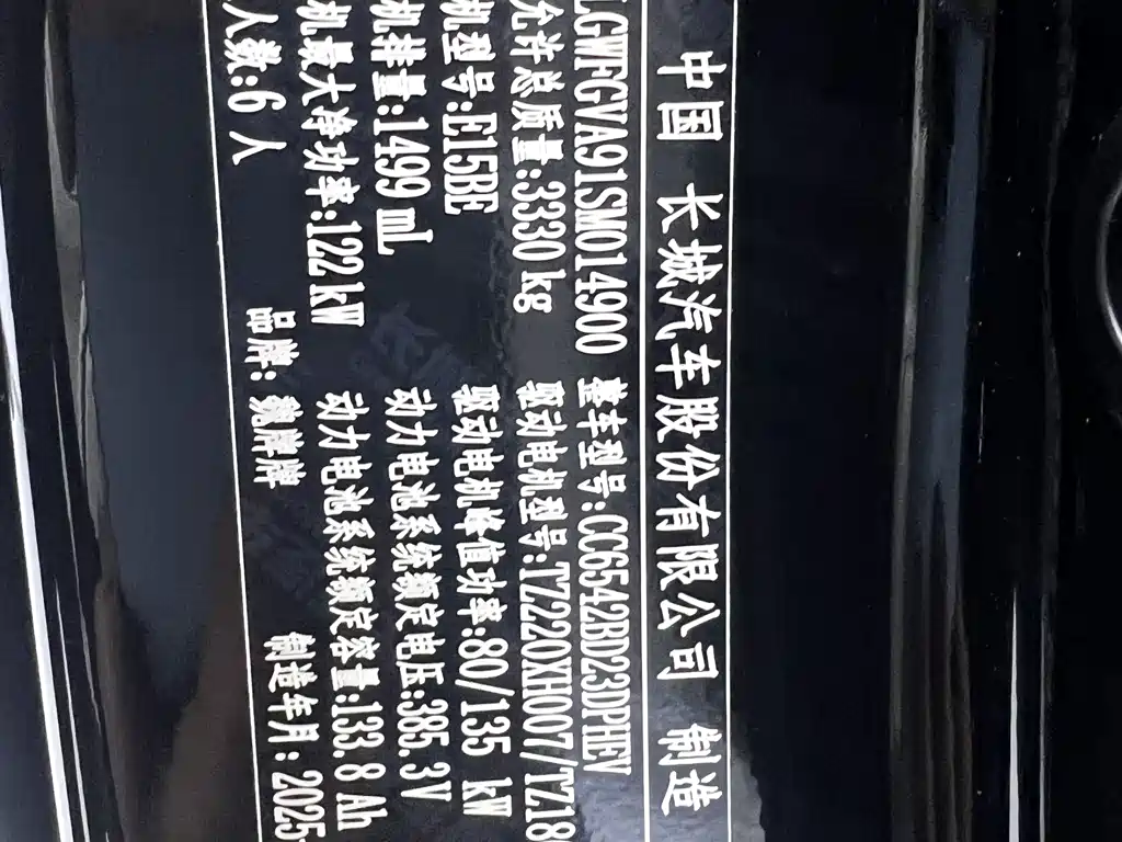 WEY Gaoshan 2025 AWD Gaoshan 9
