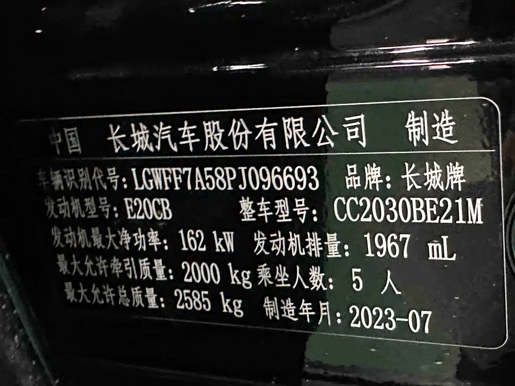 Tank 300 2023 Off-Road Edition 2.0T Conqueror