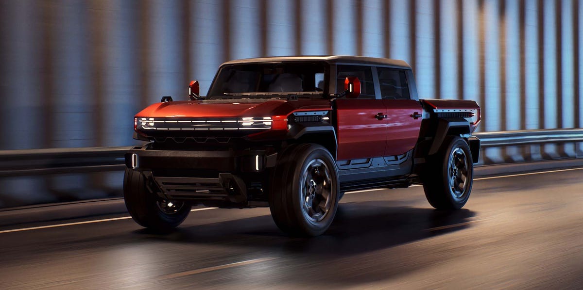 Концепты GMC Hummer X: средний размер, электрическая суть и прямой вызов Bronco и Wrangler