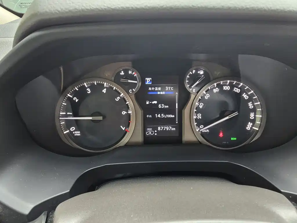 Prado 2018 3.5L Automatic VX NAVI Rear-mounted Spare Tire