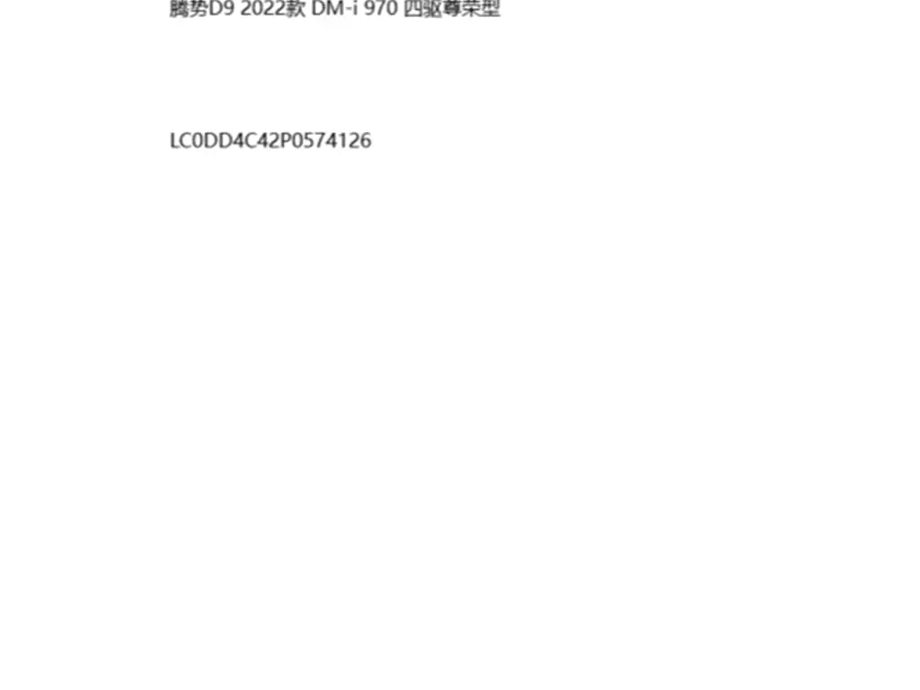 Denza D9 2022 DM-i 970 AWD Zunrong Edition