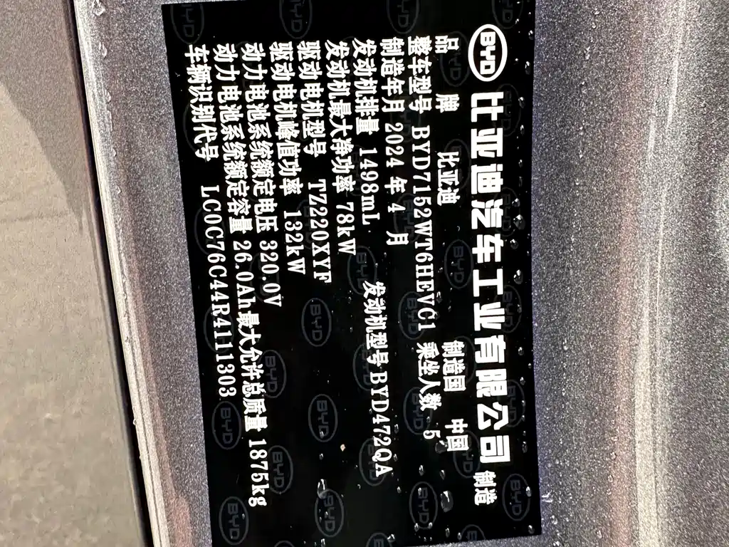 BYD Qin PLUS DM-i 55KM Leading Edition