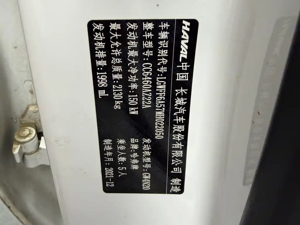 Haval Big Dog 2021 2.0T DCT 4WD Chinese Rural Dog Edition