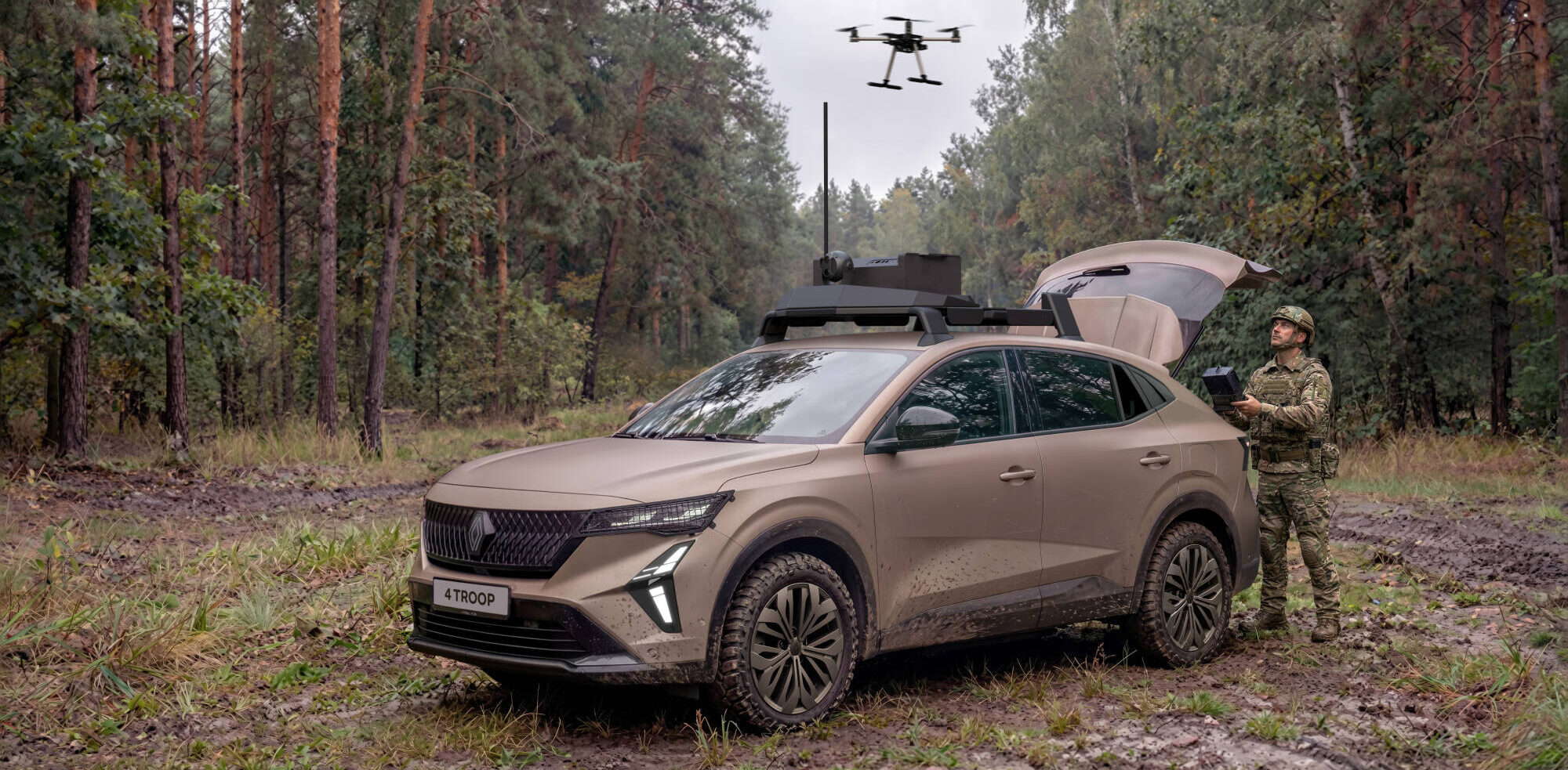 Renault выходит на рынок обороны: прототип 4 Troop и стратегическое партнерство с Thales