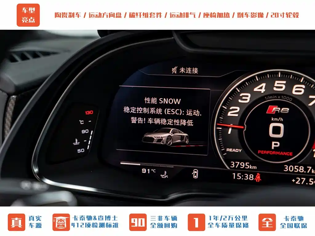 Audi R8 2022 V10 Coupe performance
