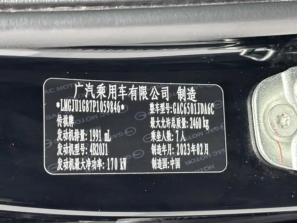 Chery GS8 2022 Model Leading Series 2.0TGDI Two-wheel Drive Luxury Smart Connectivity Edition (7-seater)
