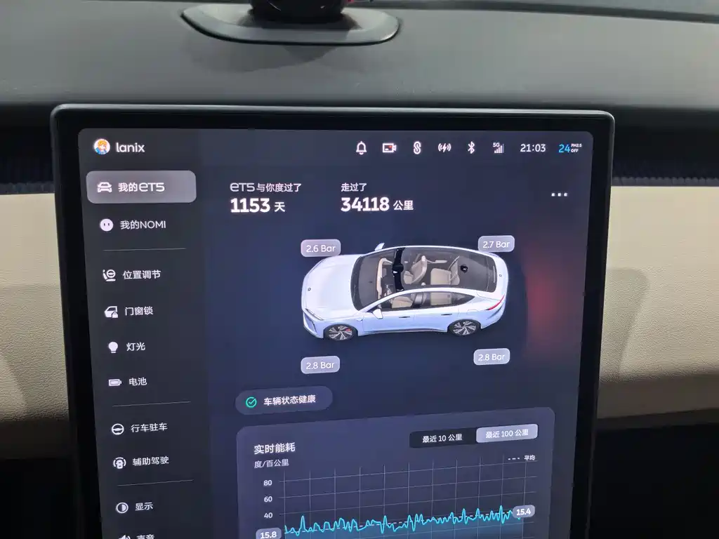 NIO ET5 2022 75kWh